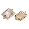 Natural Moonstone Faceted Rectangle Links G-I375-07G-12-2