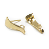 Brass Stud Earring Findings X-KK-N200-103-1