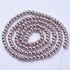 Glass Pearl Beads Strands X-HY-6D-B27-1