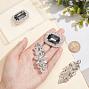 4Pcs 2 Style Alloy Shoe Buckle Clips FIND-NB0003-81-3