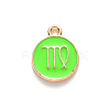 Alloy Enamel Pendants ENAM-S124-01B-06B-2