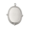 304 Stainless Steel Pendant Cabochon Settings STAS-H225-03P-1
