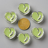 Transparent Enamel Acrylic Beads TACR-S155-004D-3