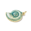 Sea Animals Brass Enamel Pendants KK-B155-02C-05G-2