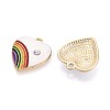 Alloy Enamel Pendant ENAM-YW0002-36A-2