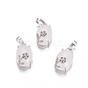 Natural Quartz Crystal Pendants G-L512-I16-1