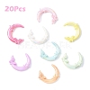 20Pcs Opaque UV Plating Acrylic Beads PACR-YW0001-50-2