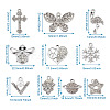 Alloy Rhinestone Pendants RB-TA0001-04-25