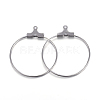 Tarnish Resistant 304 Stainless Steel Pendants STAS-F191-09P-B-1