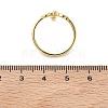 Brass Finger Rings for Women RJEW-K261-07A-G-5