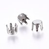 304 Stainless Steel Rhinestone Claw Settings STAS-H474-01P-10mm-2