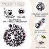1 Strand Handmade Lampwork Inner Flower Rondelle Beads Strands LAMP-TA0002-72A-3