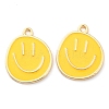 Alloy Enamel Pendants ENAM-D051-18G-02-2