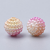 Imitation Pearl Acrylic Beads OACR-T004-10mm-13-2