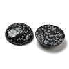Natural Snowflake Obsidian Cabochons G-C115-02B-14-2