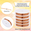 SUNNYCLUE 5 Rolls Copper Jewelry Craft Wire CWIR-SC0001-06-2