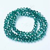 Electroplate Glass Beads Strands EGLA-A044-T1mm-A18-2