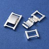 Brass Watch Band Clasps KK-F880-21C-S-2