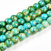 Baking Paint Glass Beads X1-DGLA-N003-8mm-B04-1