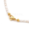 Helm Brass Pendant Necklaces NJEW-JN02972-03-3