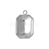 304 Stainless Steel Pendant Cabochon Settings PW-WG002AB-07-1