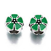 Alloy Enamel European Beads MPDL-T005-006-RS-3