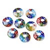 Handmade Millefiori Glass Pendants LAMP-G166-07-1
