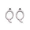 Tarnish Resistant 201 Stainless Steel Charms STAS-R105-Q-1