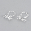 Plastic Clip-on Earring Findings KY-S155-08-2