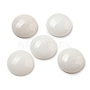 Natural White Jade Cabochons G-C115-02A-38-1