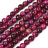 Grade B Natural Tiger Eye Beads Strands G-F591-18-8mm-05-01-3