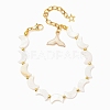 Shell Pearl Beaded Bracelets for Women BJEW-JB12425-2