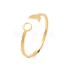 304 Stainless Steel Open Cuff Rings RJEW-Q808-01B-G-1