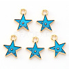 Alloy Enamel Charms X-ENAM-S121-028A-2