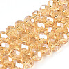 Electroplate Glass Beads Strands EGLA-A034-T3mm-A30-1
