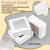 Square Paper Storage Gift Boxes with Clear Visible Window CON-WH0095-64A-4