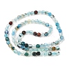 Natural Agate Beads Strands X-G-H302-A01-13-5