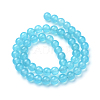 Natural White Jade Bead Strands G-S211-6mm-XL10-2