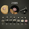 316L Surgical Stainless Steel Tongue Rings WGBFDF9-04-1