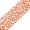 Electroplate Glass Beads Strands EGLA-A044-T4mm-A21-1