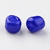 8/0 3mm Baking Paint Glass Seed Beads Loose Spacer Beads X-SEED-S002-K6-2