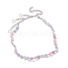 Flower Glass Seed Beads Beaded Necklaces NJEW-JN04820-3