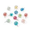 Craftdady 30pcs 15 colors Transparent Glass Pendants GLAA-CD0001-07-8