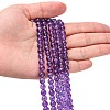 Natural Amethyst Beads Strands X-G-C073-6mm-3-5
