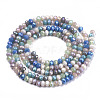Electroplate Glass Beads Strands EGLA-S192-001A-B05-2
