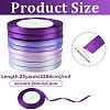 8Rolls 4 Colors Single Face Satin Ribbon OCOR-FS0001-10C-3