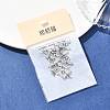 SHEGRACE Brass Clear Cubic Zirconia Charms XGRQ2O964-422P-6