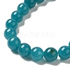 Natural Dyed White Jade Beads Strands G-M402-C04-16-4