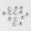 Tarnish Resistant Multi-Petal 316 Surgical Stainless Steel Flower Bead Caps STAS-M257-05-1