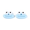 Opaque Resin Decoden Cabochons RESI-N051-15D-1